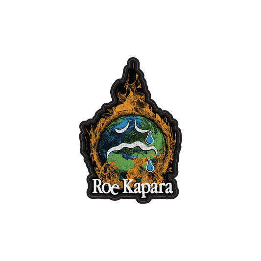 Burning Earth Sticker
